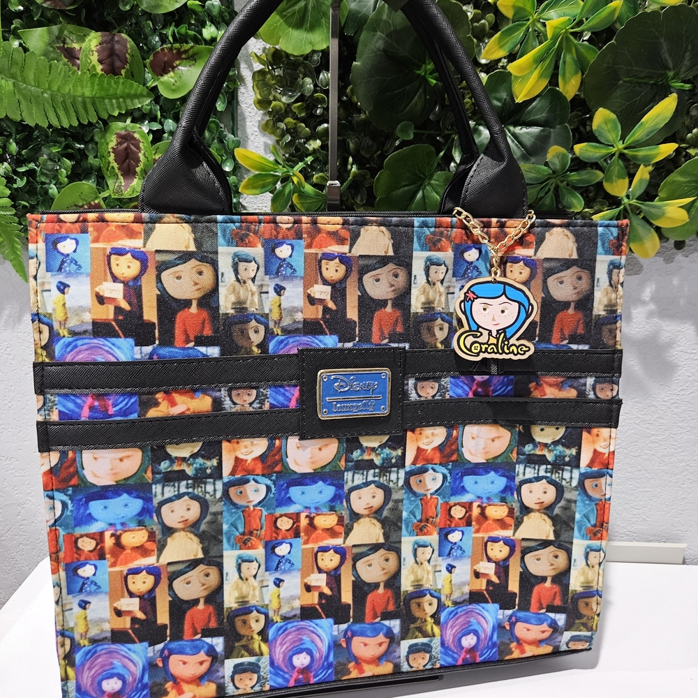 Disney Coraline Multicolor Tote Bag